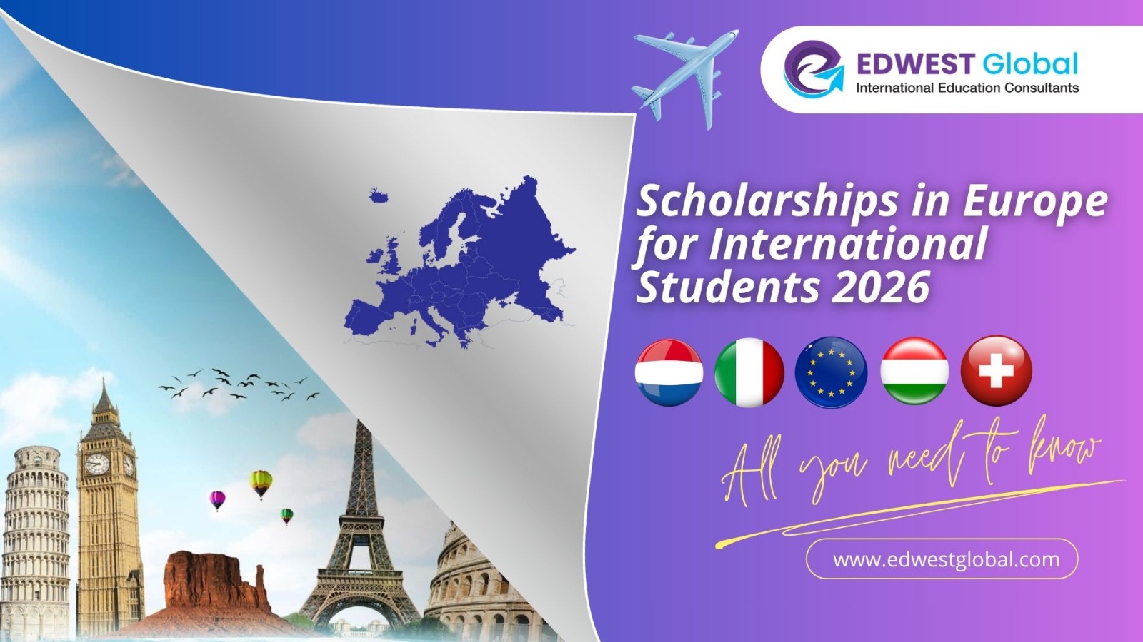 Best Scholarships in Europe for International Students 2026 - Edwest ...