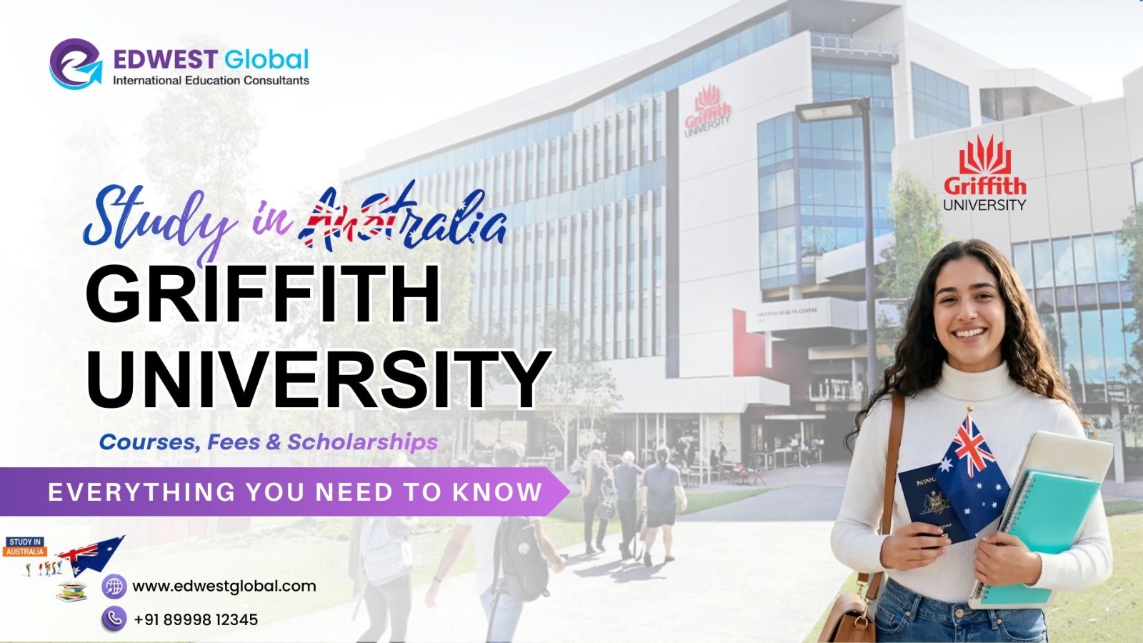 Study in Australia: Griffith University Courses, Fees & Scholarships
